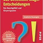 Cover Geheimnis kluger Entscheidungen